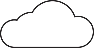 a black and white image of a cloud