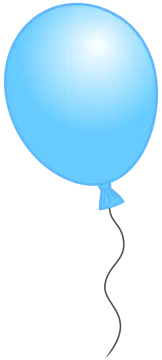 blue balloon clip art