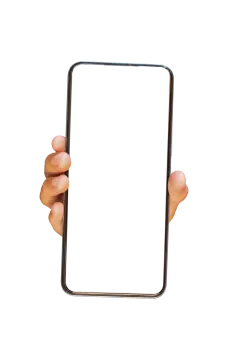 a person holding a cell phone in their hands