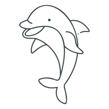 free printable dolphin coloring pages for kids