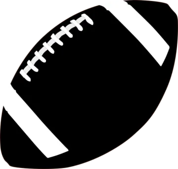 a black and white football ball