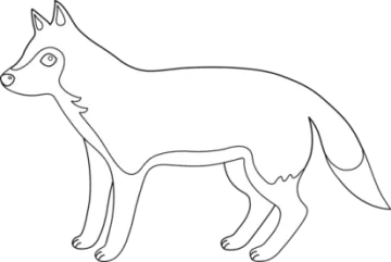 how to draw a fox