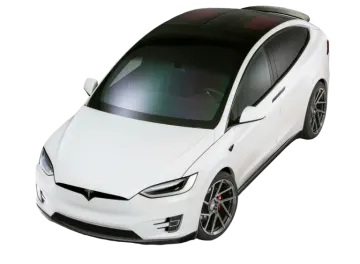 a white tesla model 3