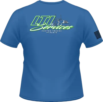 a blue t - shirt with the logo of the us air force