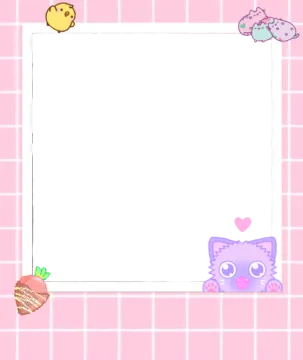 a pink background with an image of a cat and other animals