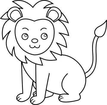 free printable lion coloring pages