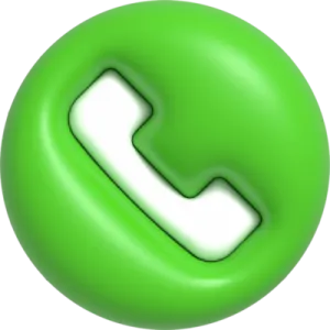 an image of a green phone