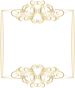 a gold frame with swirls and scrolls