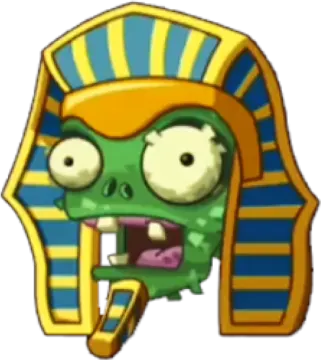 an egyptian mask with a green face and yellow hair