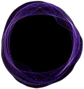 a purple circle with stars on it