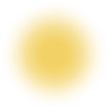 a yellow circle on a white background
