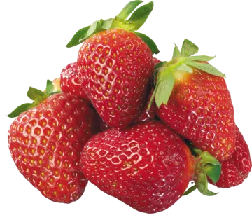 a pile of strawberries