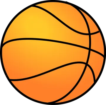 a basketball ball on a white background