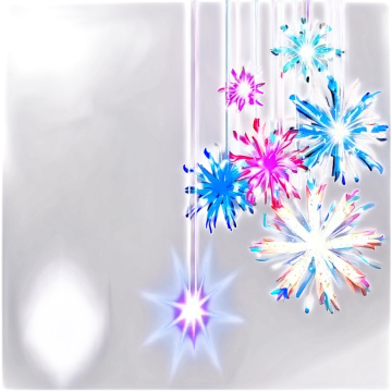 a bunch of colorful stars hanging from the ceiling