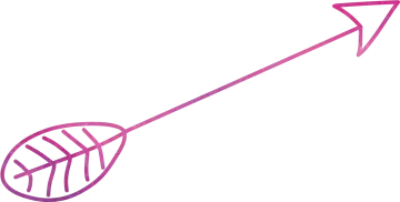 a drawing of an arrow on a white background