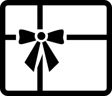 a gift box with a bow