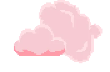 a pink heart on a white background