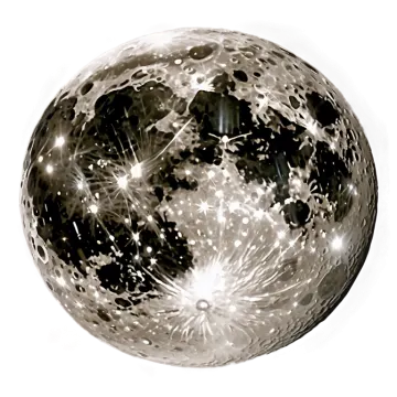 a black and white image of the moon