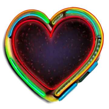 a heart shaped object on a white background