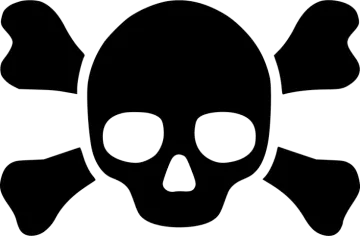 a skull and crossbones icon