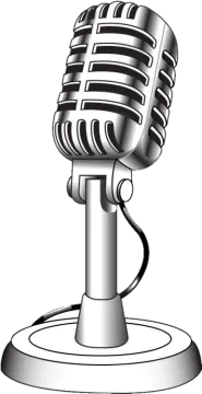 a microphone on top of a stand