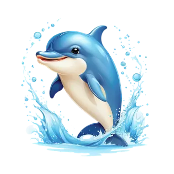 a dolphin jumping out of the water