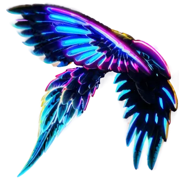 an image of a colorful bird with wings