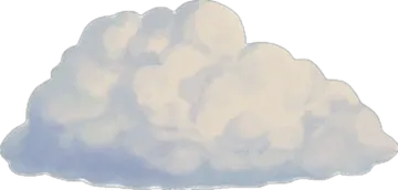 a drawing of a cloud