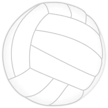 a volleyball ball on a white background