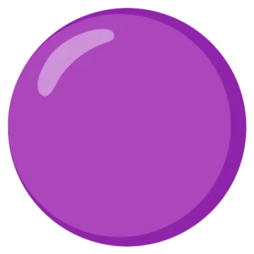 a purple balloon with a white background