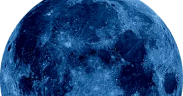 a full moon with a white background