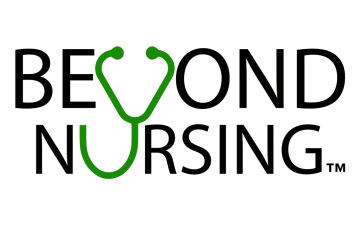 the beyond beyond logo with a green heart