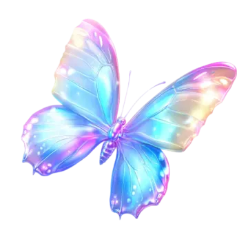 a colorful butterfly on a white background