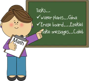 an image of a boy writing on a blackboard
