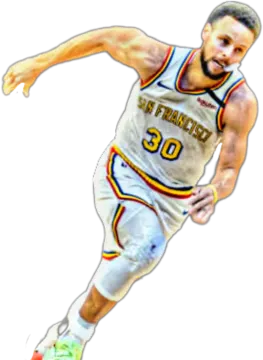 a drawing of a basketball player in action