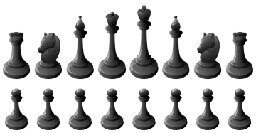 a set of chess pieces