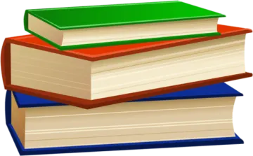 a stack of books