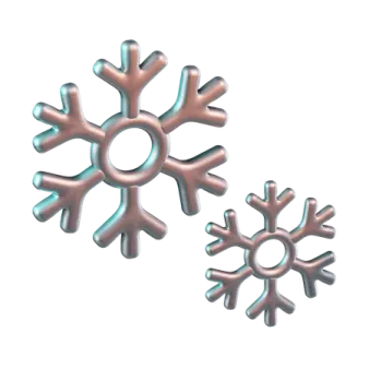 a pair of snowfls