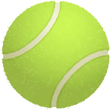 a tennis ball on a white background
