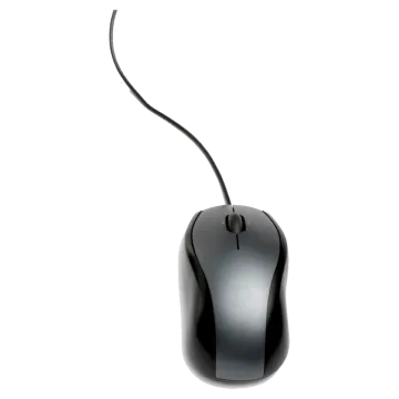 a computer mouse on a white background