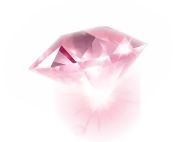 a pink diamond on white background