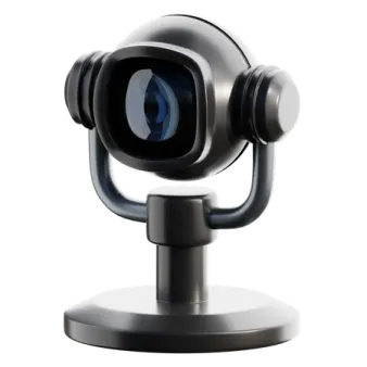 an image of a webcam on a stand