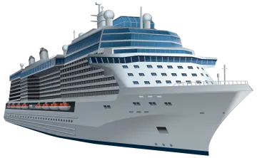 a large cruise ship
