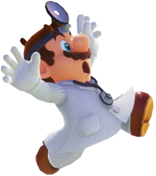 a cartoon character flying through the air