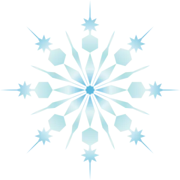 a snowflake with stars on it