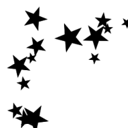 a black and white image of stars
