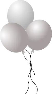 a bunch of balloons clipart