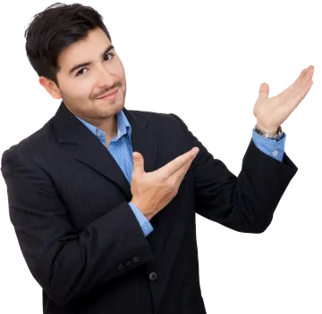 a man wearing a suit