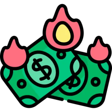 a pile of money