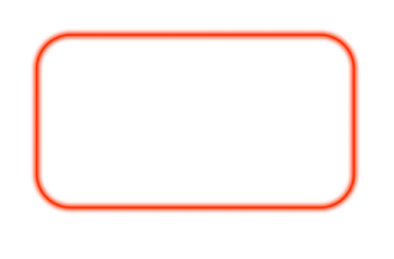 an orange square frame on a white background
